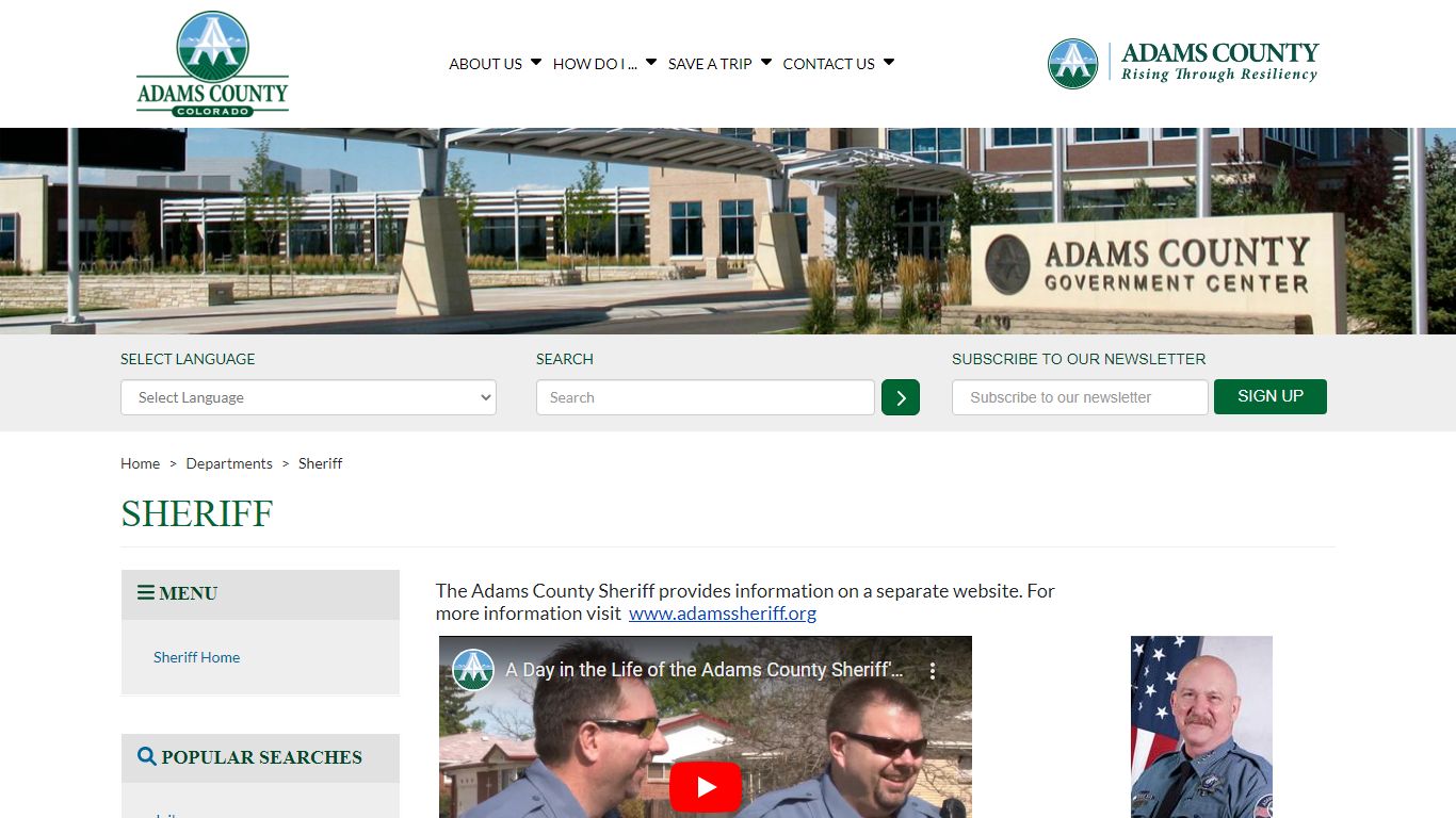 Sheriff | Adams County Government